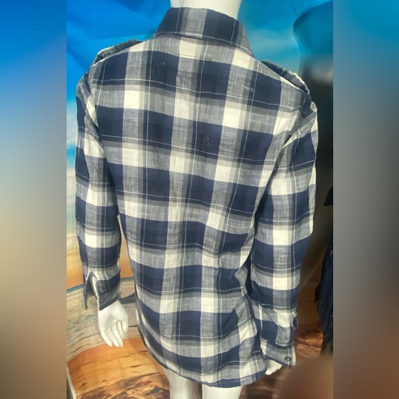 Current Elliott plaid shirt - Picture 2 of 7
